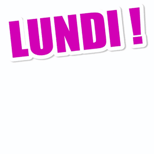 Gif animé Bon lundi pleurs